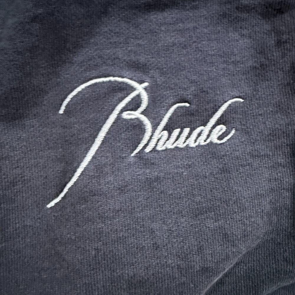 Rhude Gray Embroidered Logo Lounge Sweatpants Joggers Medium - Picture 4 of 14